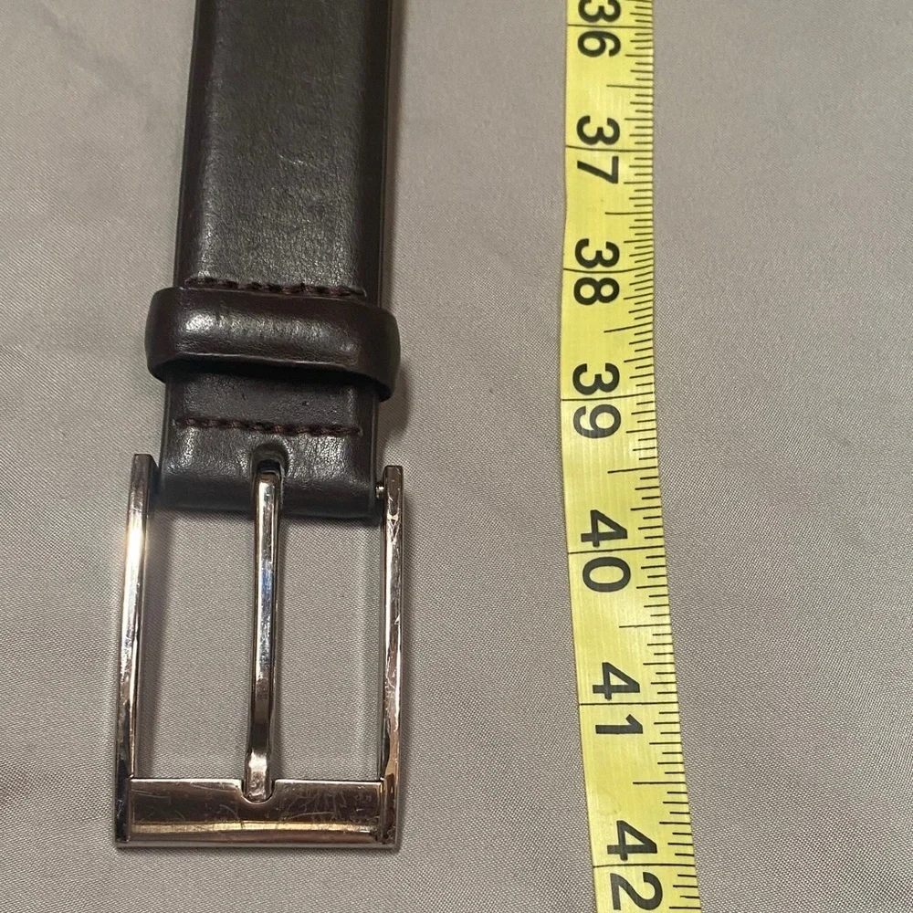 Brown Leather Belt Classic Versatile Casual Office Career Practical